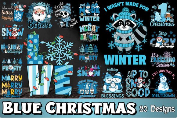 Blue Christmas SVG Bundle: A Designer's Review