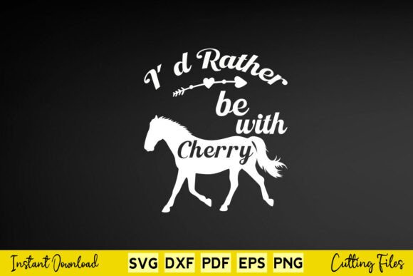 Funny I d Rather to Be with Cherry Horse Review