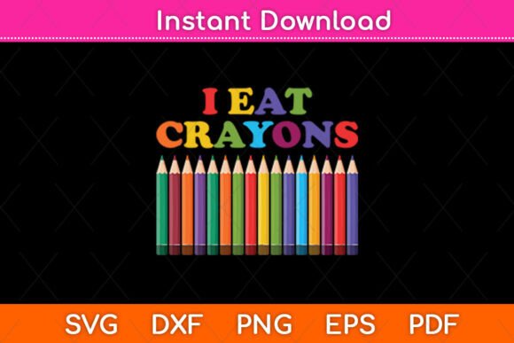 I Eat Crayons Saying Artist Coloring Review