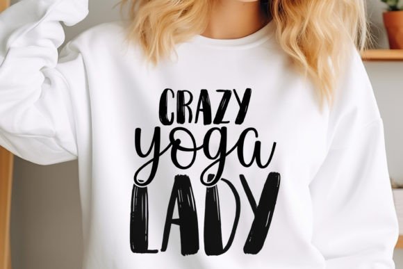 Yoga SVG Design: Crazy Yoga Lady Review